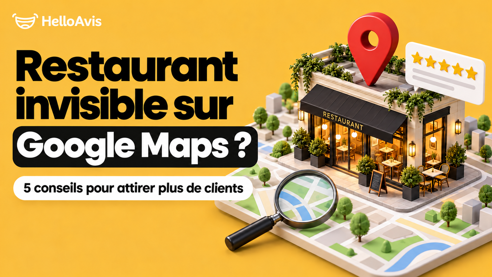 restaurant invisible sur google maps
